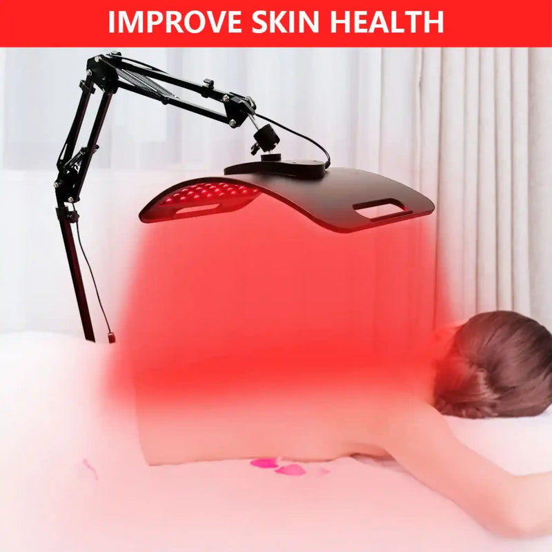 Red Light Therapy Lamp 660nm 850nm Near Infrared 104 LED 3-in-1 Panel Adjustable Floor Desktop Stand Facial Full Body