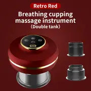 Portable Electric Cupping Massager with Red Light (2 Cups)