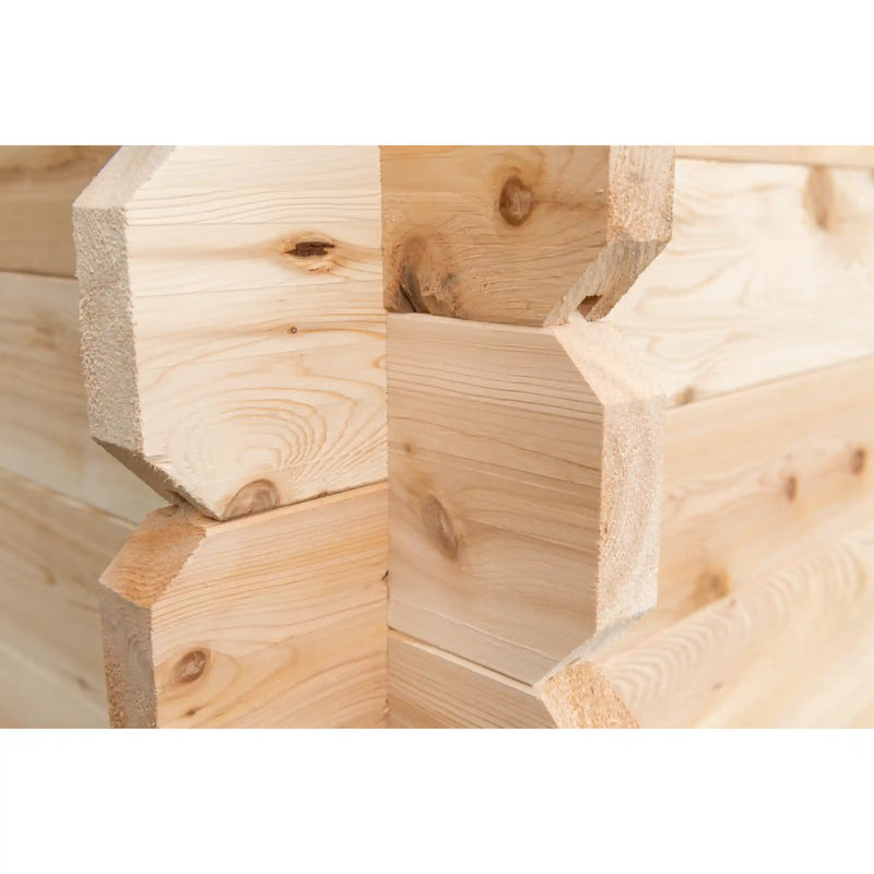 Dundalk Leisurecraft Canadian Timber Georgian Cabin Sauna | Woodburning