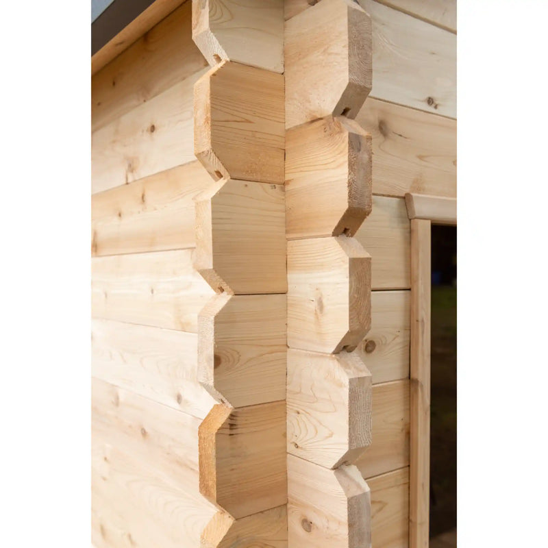 Dundalk Leisurecraft Canadian Timber Georgian Cabin Sauna | Woodburning