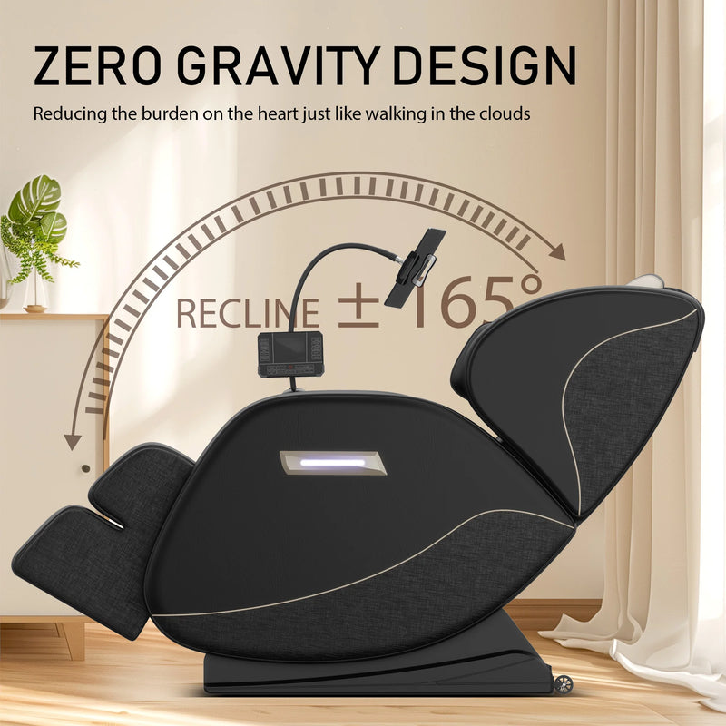 	BILITOK Store Zero Gravity Full Body Massage Chair with Heating, Airbags, Foot Roller & Touch Screen – Supports up to 180 Lbs