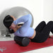 Cando Black Composite Extra Firm Foam Rollers | 6" x 12" Round | Case of 36 | Athlete Recovery Depot