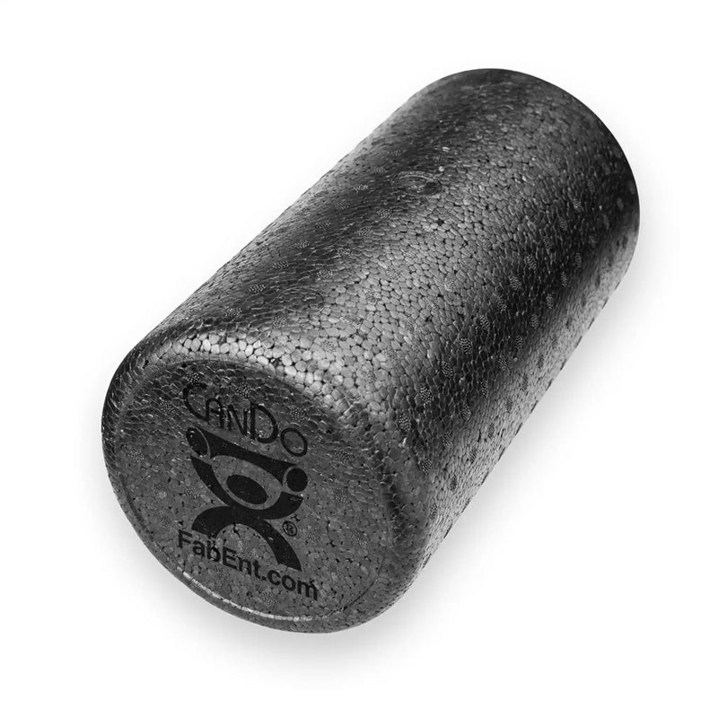 Cando Black Composite Extra Firm Foam Rollers | 6" x 12" Round | Case of 36 | Athlete Recovery Depot
