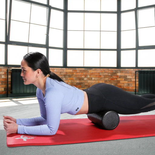 Cando Black Composite Extra Firm Foam Rollers | 6" x 12" Round | Case of 36 | Athlete Recovery Depot