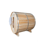 Dundalk Leisurecraft Canadian Timber 4 Person Harmony Barrel Sauna CTC22W | Athlete Recovery Depot