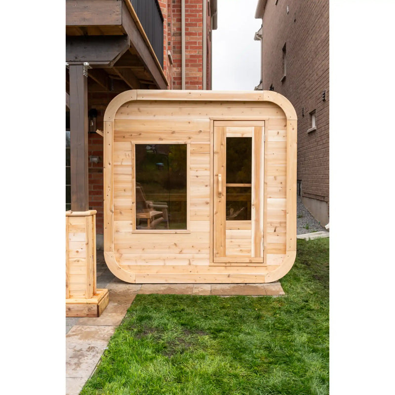 Dundalk Leisurecraft Canadian Timber 4 Person Luna Sauna CTC22LU | Athlete Recovery Depot