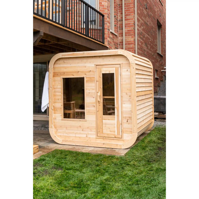 Dundalk Leisurecraft Canadian Timber 4 Person Luna Sauna CTC22LU | Athlete Recovery Depot