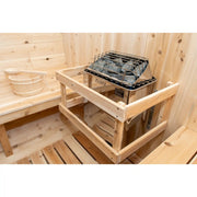 Dundalk Leisurecraft Canadian Timber 8 Person Tranquility Barrel Sauna CTC2345W | Athlete Recovery Depot