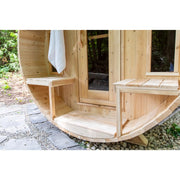 Dundalk Leisurecraft Canadian Timber 8 Person Tranquility Barrel Sauna CTC2345W | Athlete Recovery Depot