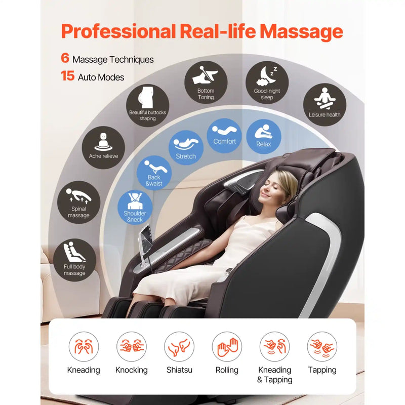 Succebuy 4D Zero Gravity Full Body Massage Chair