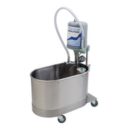 Extremity mobile whirlpool with stand, E-22-MU, 22 gallon, 28"Lx15"Wx18"D