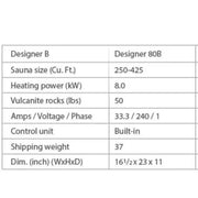 Finnleo Designer B 8KW Sauna Heater with Rocks | Athlete Recovery Depot