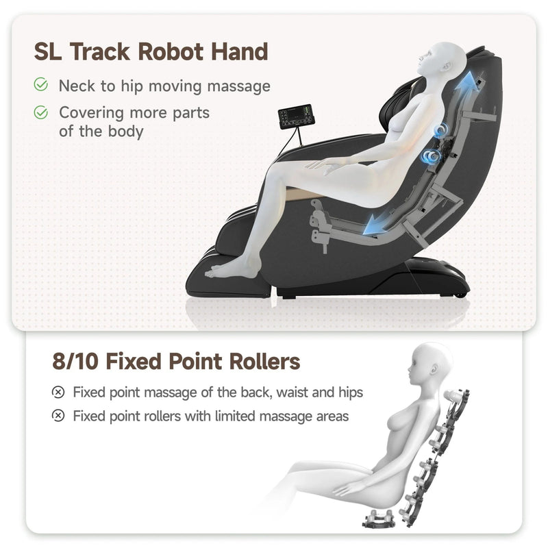 Favor-03 3D Lite Massage Chair | Black