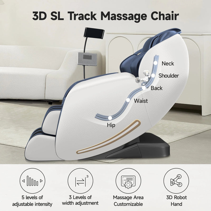 Real Relax Favor-06 2026 3D Massage Chair | Blue