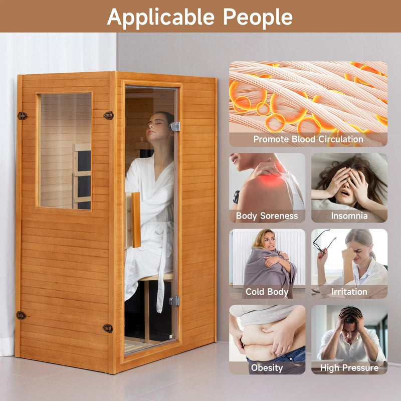Earth Compact 1 Person Far Infrared Sauna