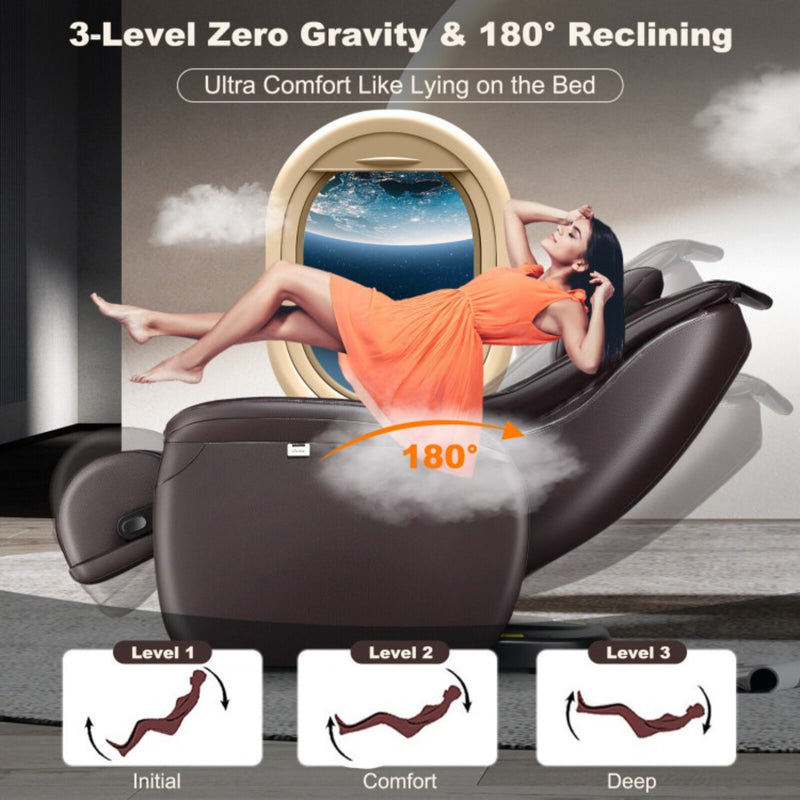 Costway Soothe 26 - Full Body Zero Gravity Massage Chair with Pillow
