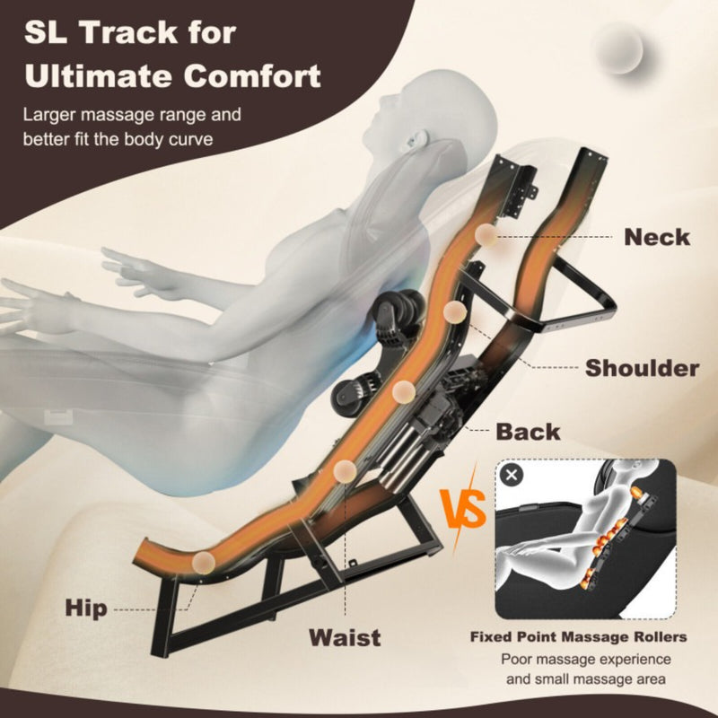 Costway Soothe 26 - Full Body Zero Gravity Massage Chair with Pillow