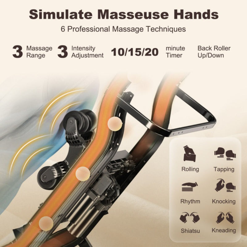 Costway Soothe 26 - Full Body Zero Gravity Massage Chair with Pillow