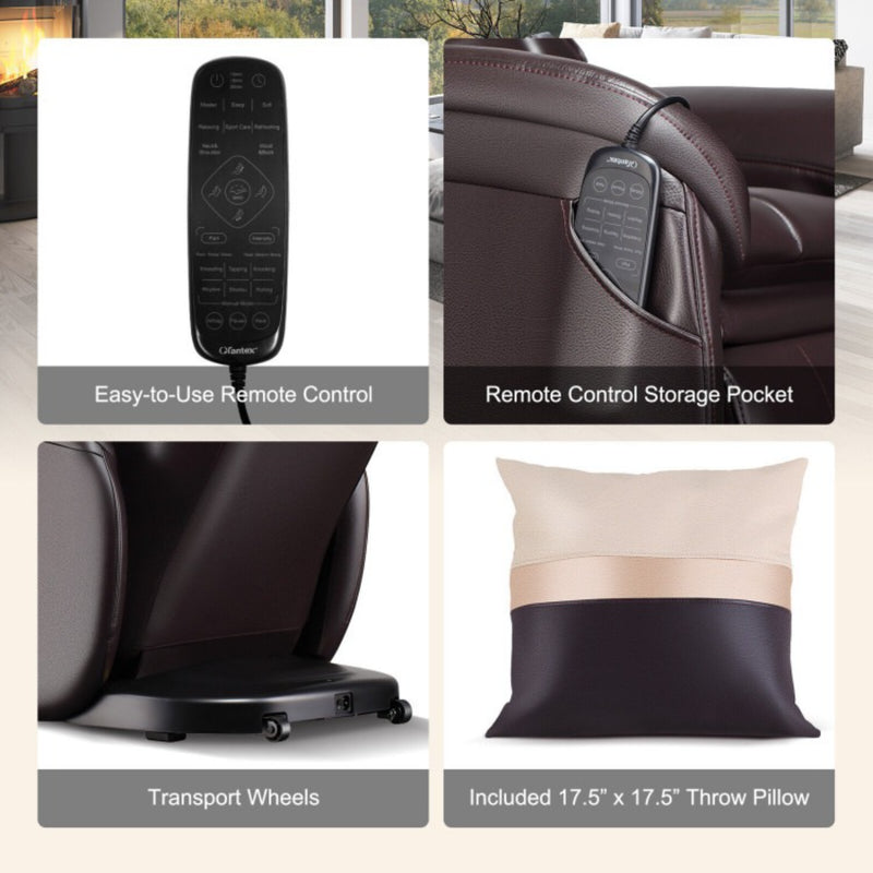 Costway Soothe 26 - Full Body Zero Gravity Massage Chair with Pillow