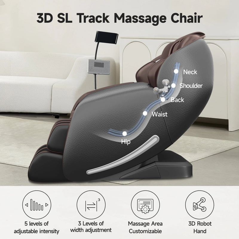 Real Relax Favor-06 2026 3D Massage Chair | Brown