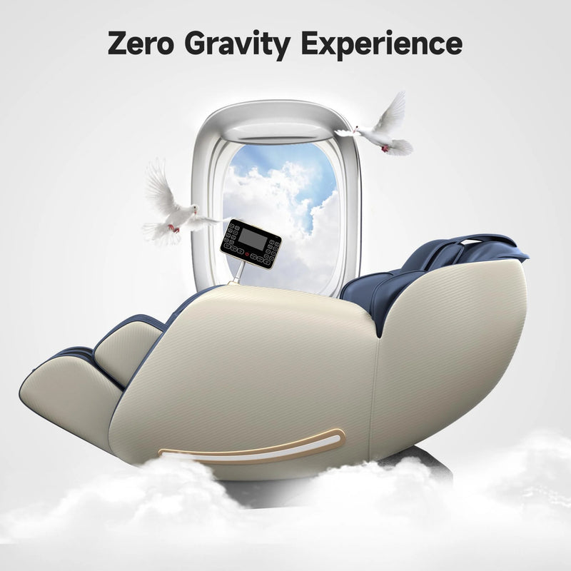 Real Relax Favor-06 3D Zero Gravity Massage Chair | Blue