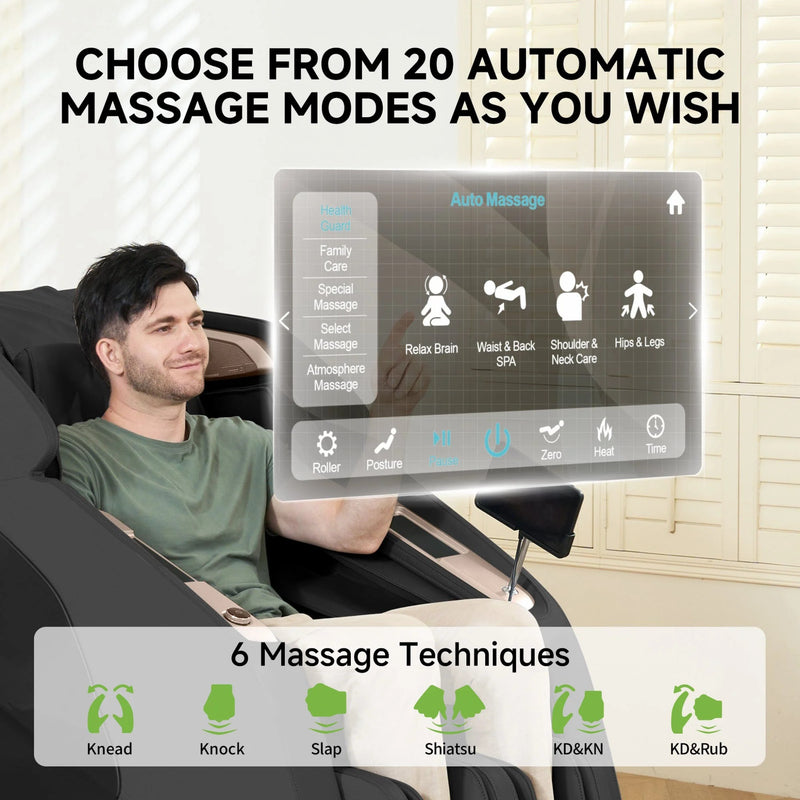 Real Relax PS5200 4D Zero Gravity Massage Chair