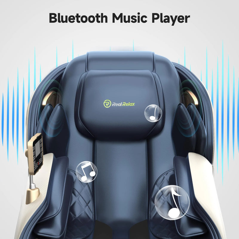 Real Relax Favor-06 3D Zero Gravity Massage Chair | Blue