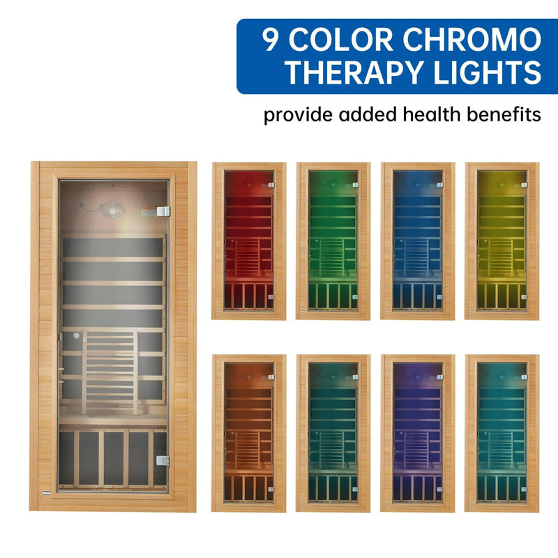 Earth 1 Person Low EMF Far Infrared Sauna