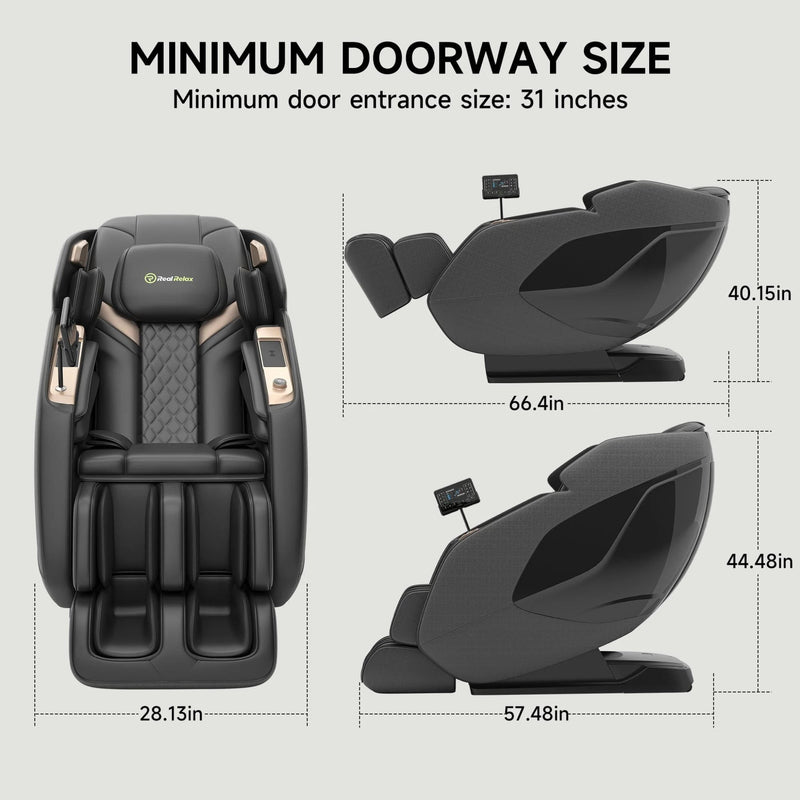 Real Relax PS5200 4D Zero Gravity Massage Chair