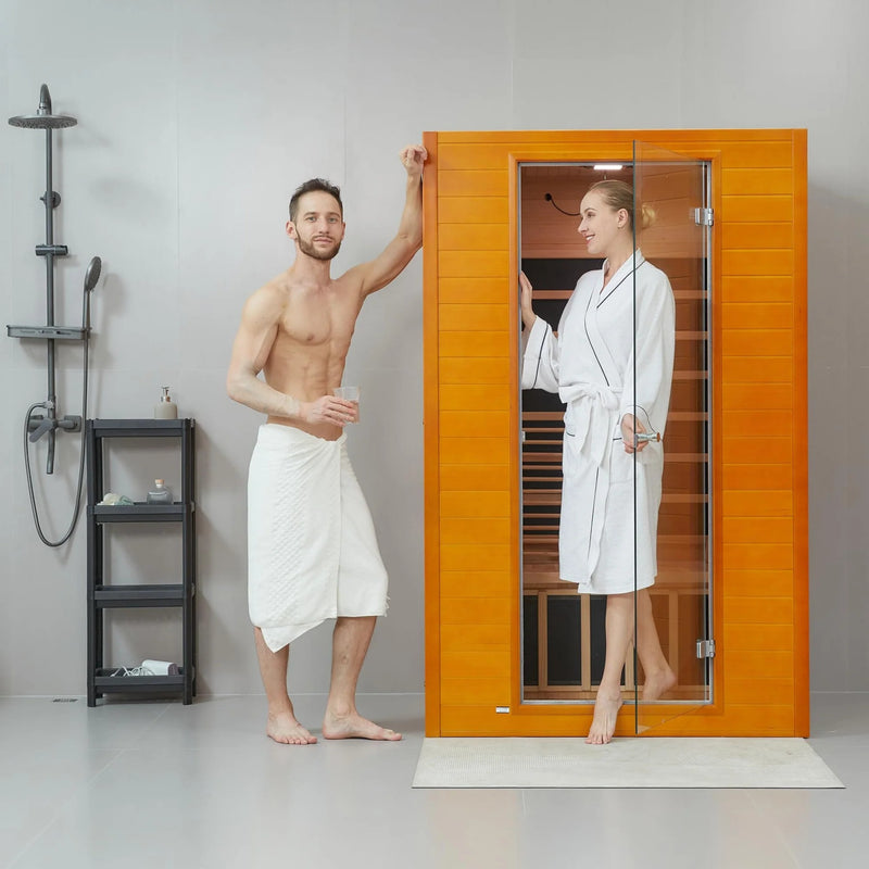 Earth 1-2 Person Low EMF Far Infrared Sauna