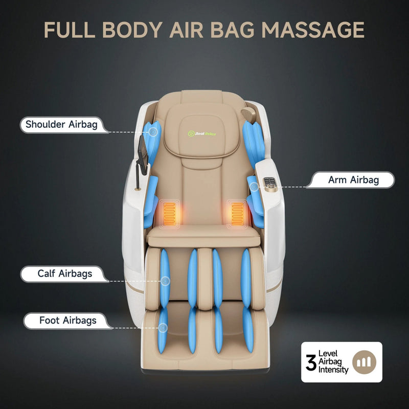 Favor-27 3D Massage Chair | Khaki