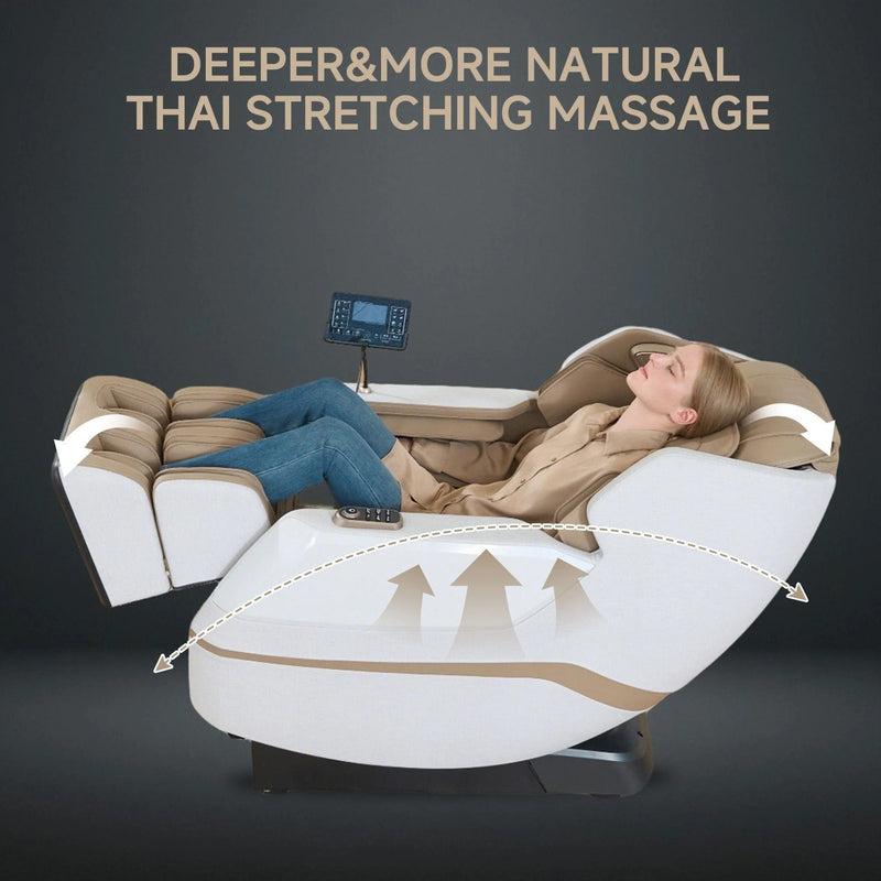 Favor-27 3D Massage Chair | Khaki