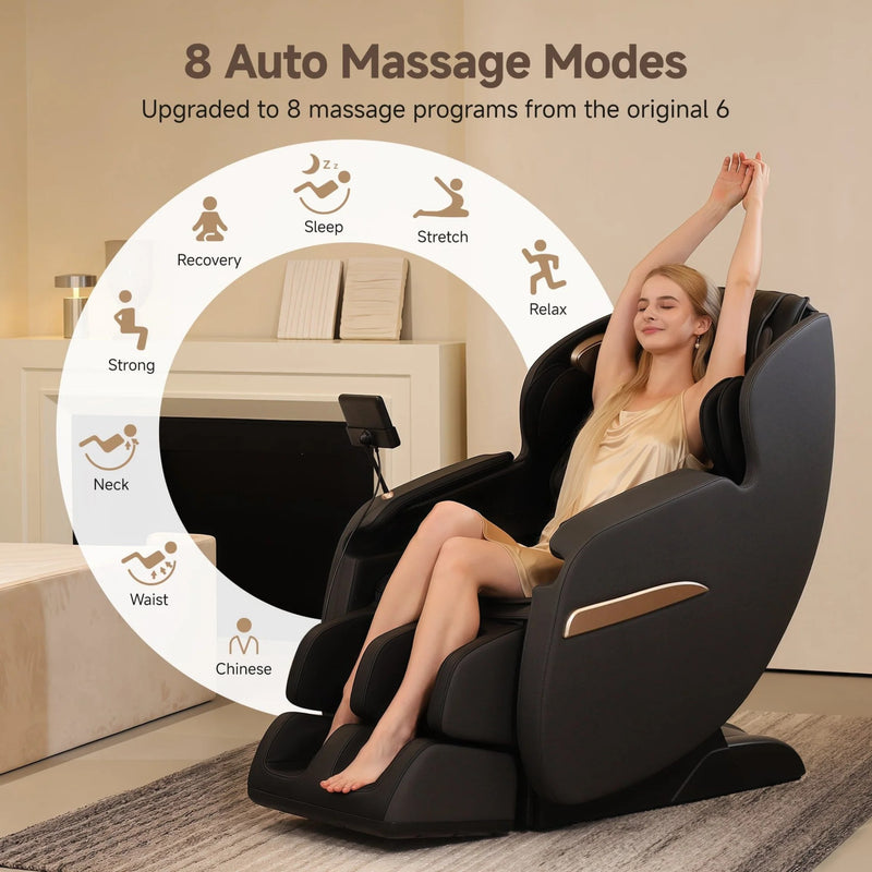 Favor-03 3D Lite Massage Chair | Black