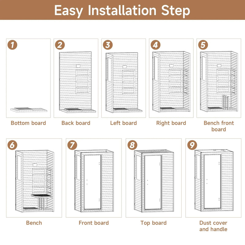Earth Compact 1 Person Far Infrared Sauna