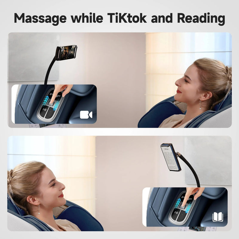 Real Relax Favor-06 2026 3D Massage Chair | Blue