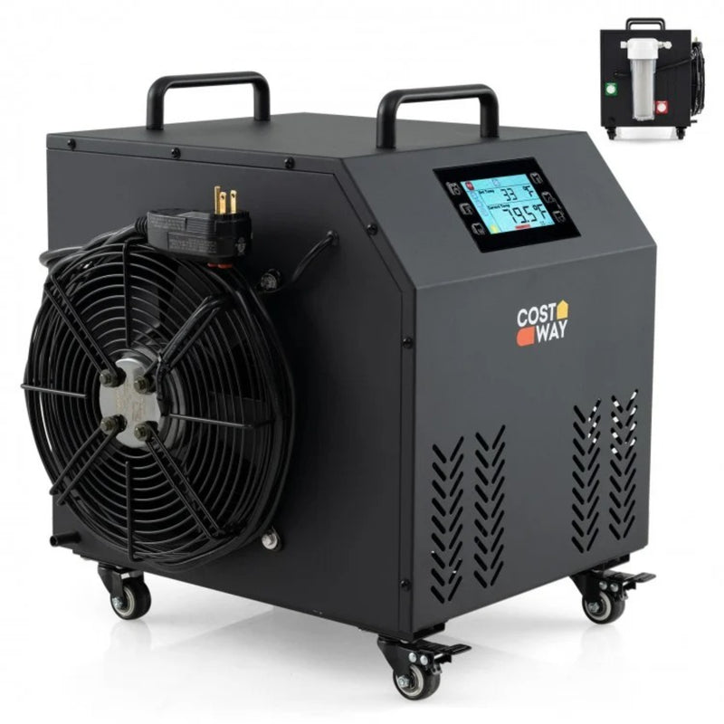 Costway 4/5 HP Cold Plunge Water Chiller with WiFi App Control and Dual Filtration