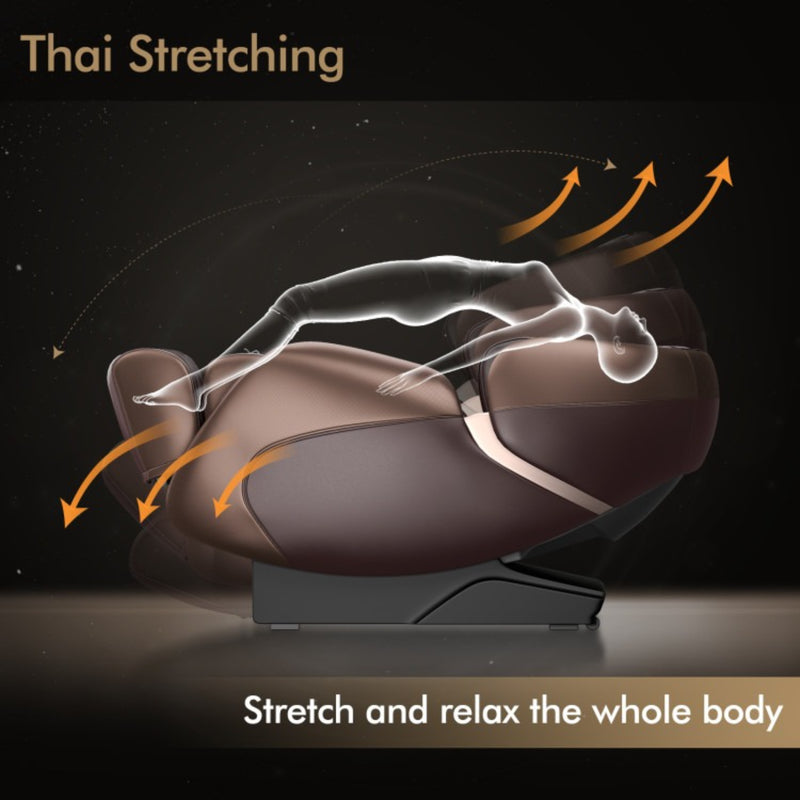 Costway Full Body Massage Chair with SL Track, Zero Gravity & Yoga Stretching