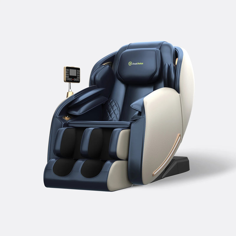 Real Relax Favor-06 3D Zero Gravity Massage Chair | Blue