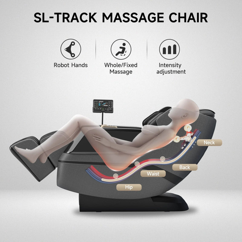 Favor-27 3D Massage Chair | Black