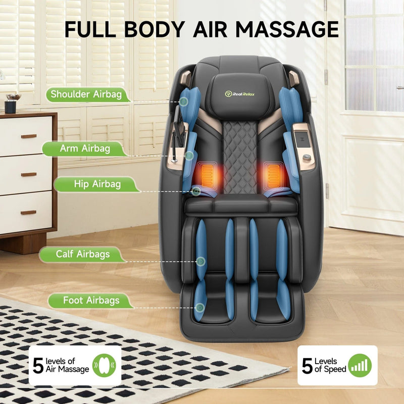 Real Relax PS5200 4D Zero Gravity Massage Chair