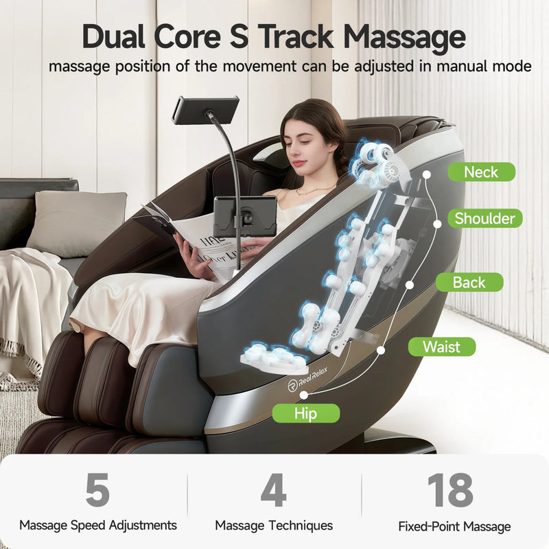 FS-01 Massage Chair | Brown