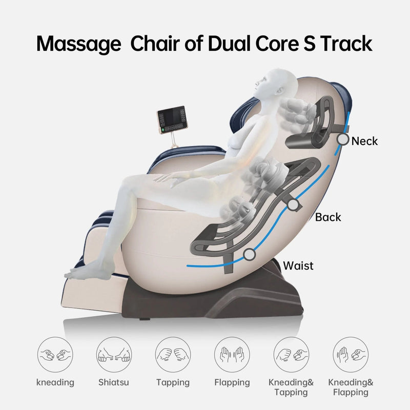 Favor-03 ADV 2D Massage Chair | Blue