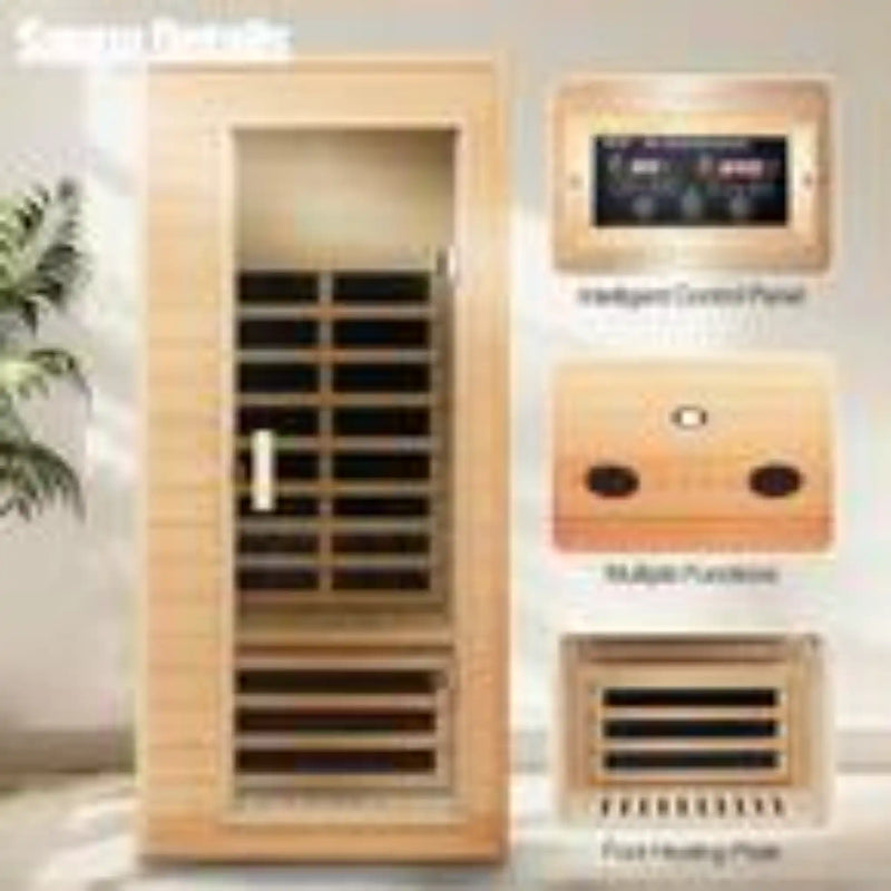 Spygo Moray 1-2 Person Indoor Hemlock Infrared Sauna