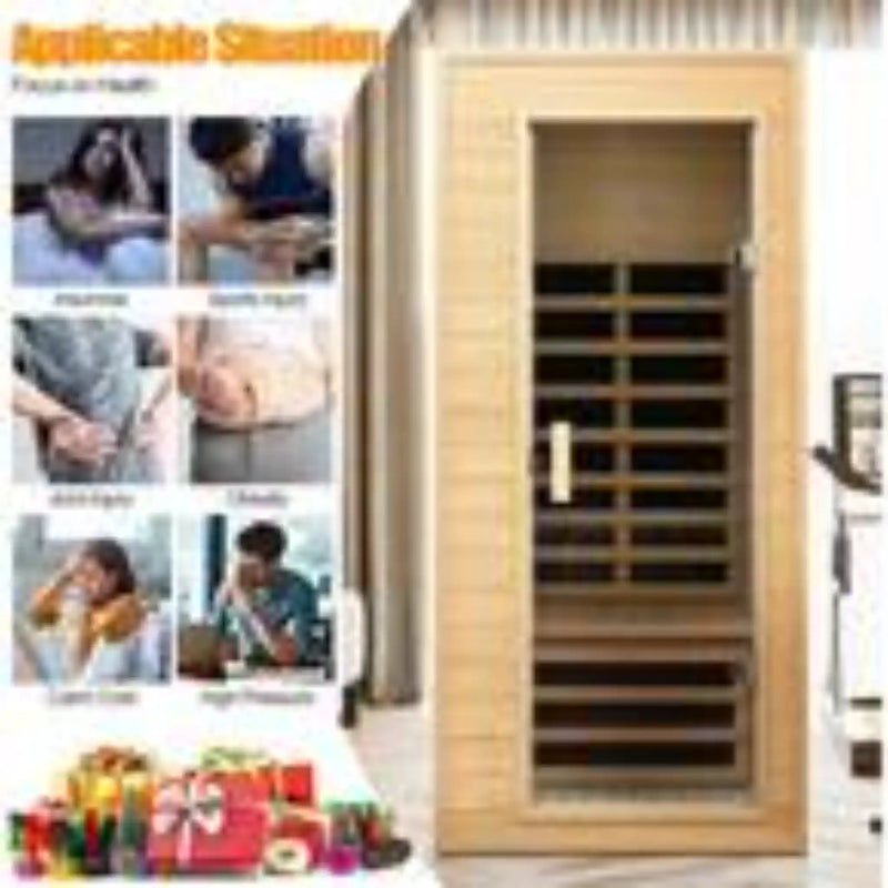 Spygo Moray 1-2 Person Indoor Hemlock Infrared Sauna